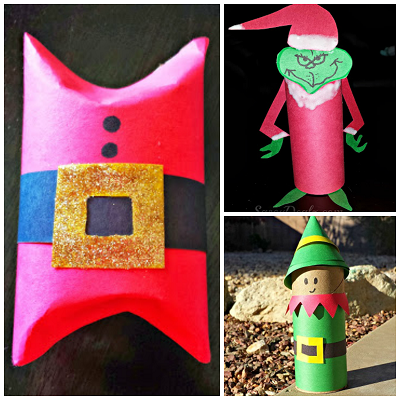 DIY Christmas Toilet Paper Roll Craft Ideas For Kids