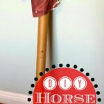 Kid's Horse Craft Made from a Wrapping Paper Tube