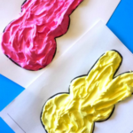 Bunny Peep Puffy Paint Easter Craft for Kids