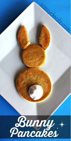 Easy Bunny Pancake Breakfast for Kids