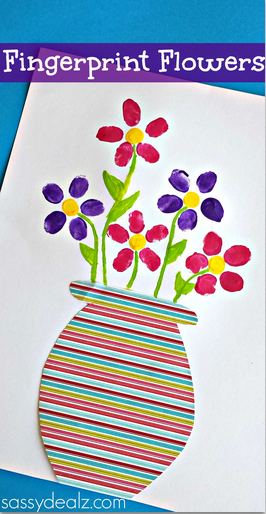 fingerprint-flower-craft-for-kids-