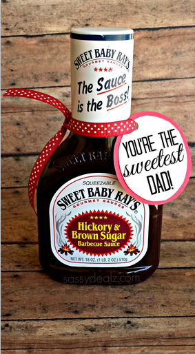 "You're The Sweetest" BBQ Sauce Father's Day Gift Idea