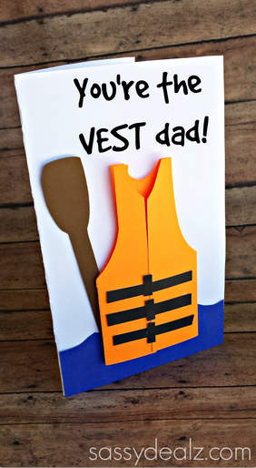 "You're the Vest" Father's Day Card Idea