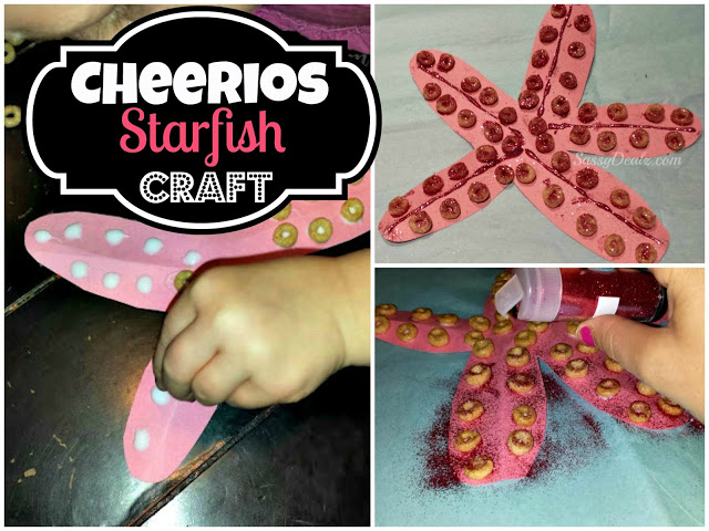 DIY: Make a Starfish Using Cheerios (Cheap Craft For Kids)