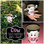 Cow Toilet Paper Roll Craft For Kids (Farm Activity!)