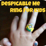 How To Make a Despicable Me Minion Ring (Cheap Craft Idea For Kids)