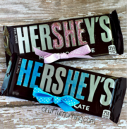 DIY Baby Shower Favors (Hershey's Chocolate Bars) - Crafty Morning