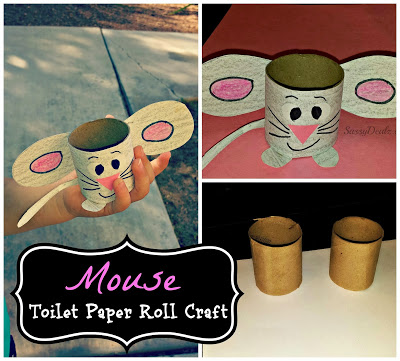 Easy Mouse Toilet Paper Roll Craft For Kids