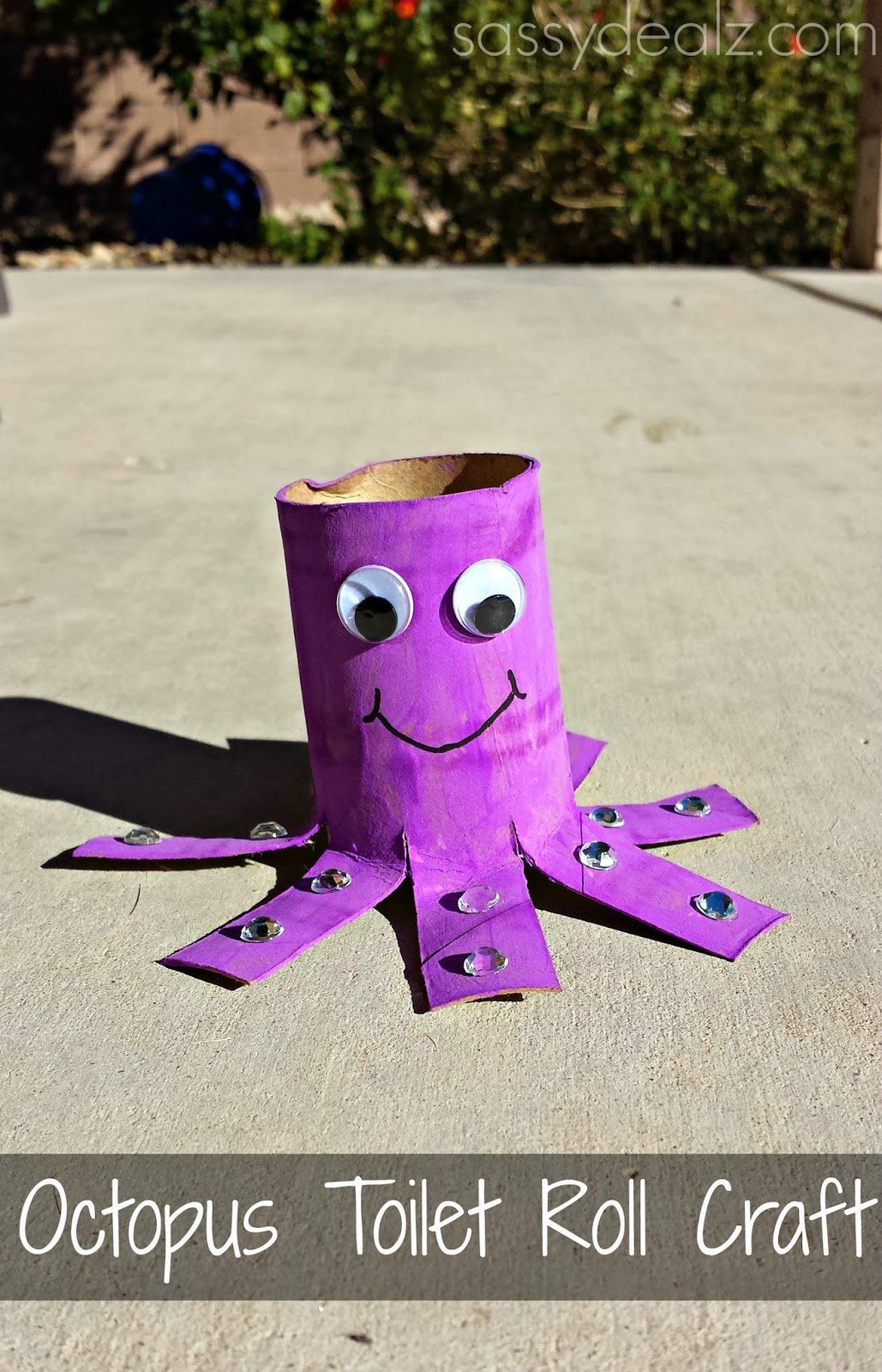 Octopus Toilet Paper Roll Craft For Kids