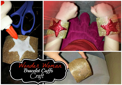 DIY: Wonder Woman Bracelet Cuffs (Easy Super Hero Kid's Craft)