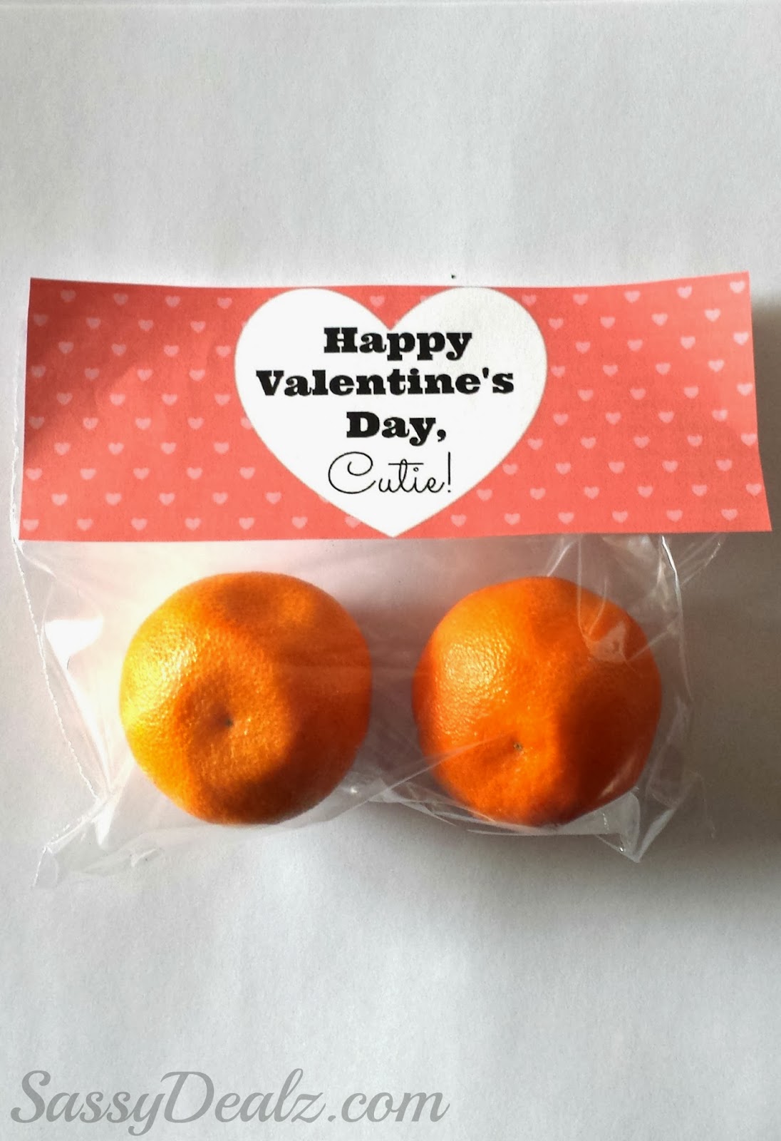 Non-Candy Valentines Day Treat For Kids (Cuties Clementines)
