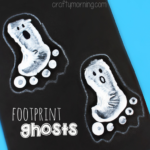 Footprint Ghost Craft for Kids