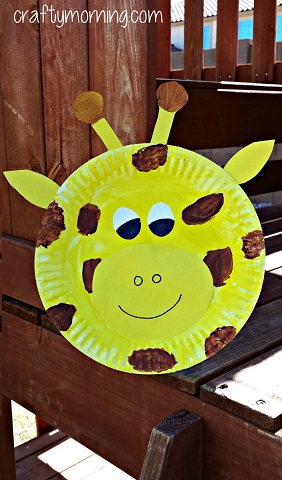 giraffe-paper-plate-craftss