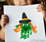 Handprint Witch Craft for Kids to Make - Crafty Morning