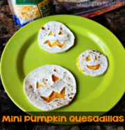 Mini Pumpkin Quesadillas for a Halloween Lunch Idea - Crafty Morning