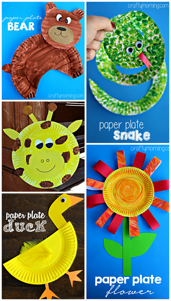 Paper Plate Flower Craft Using Tissue Paper - Crafty Morning