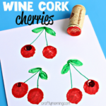 Easy Wine Cork Cherry Craft