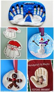 Homemade Salt Dough Handprint Ornaments - Crafty Morning