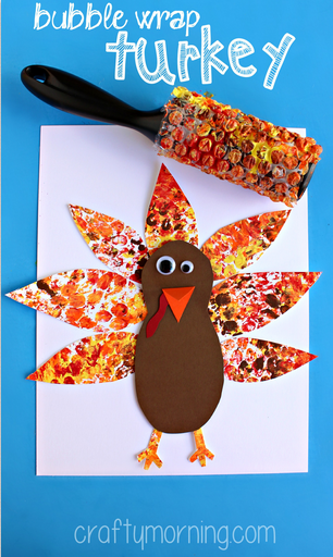 bubble-wrap-turkey-craft-for-thanksgiving-