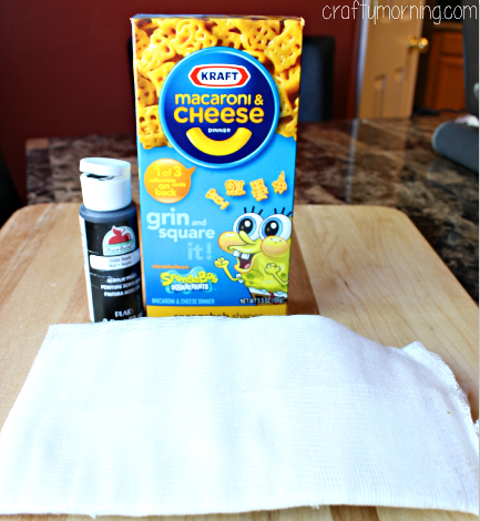 cheese-cloth-mummy-craft-for-kids