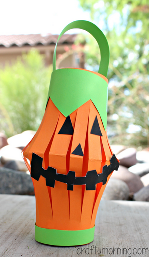 pumpkin-toilet-paper-roll-lantern-craft-for-kids