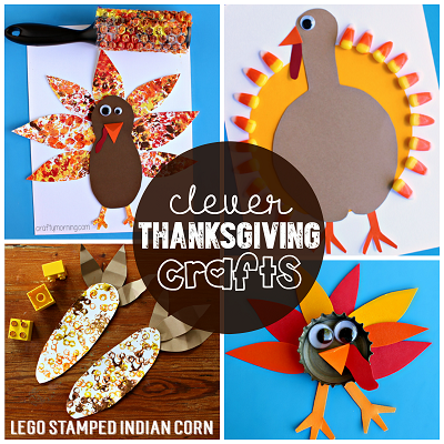 Clever Thanksgiving Crafts for Kids - Crafty Morning
