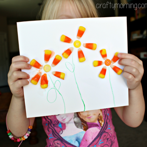 Candy Corn Monster Craft For Halloween - Crafty Morning