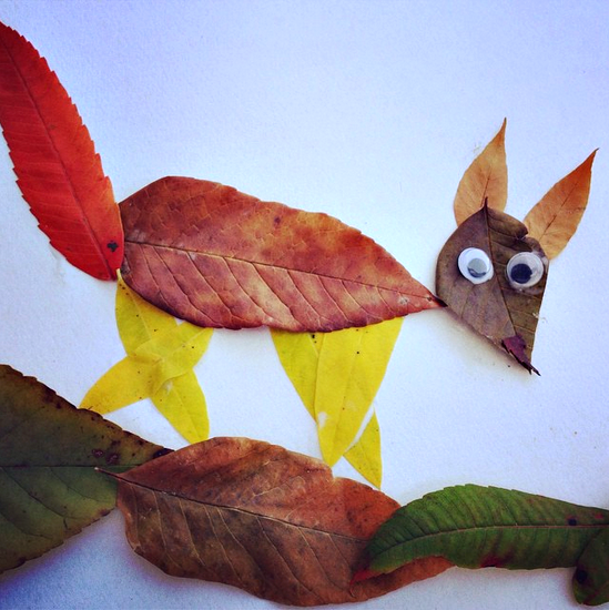 Leaf Fox Craft for Kids to Make