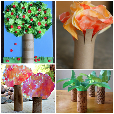 Toilet Paper Roll Tree Craft Ideas For Kids Crafty Morning
