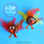 Upcycle K-Cups to Make a Turkey Craft