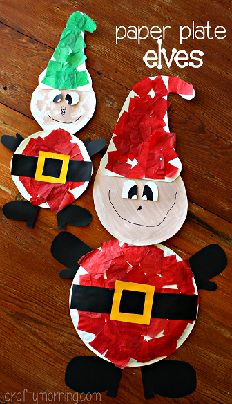 paper-plate-elf-christmas-craft-for-kids-to-make