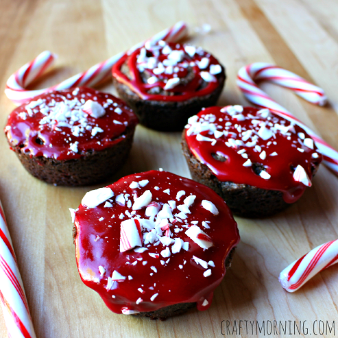 Peppermint Brownie Bites for a Christmas Dessert