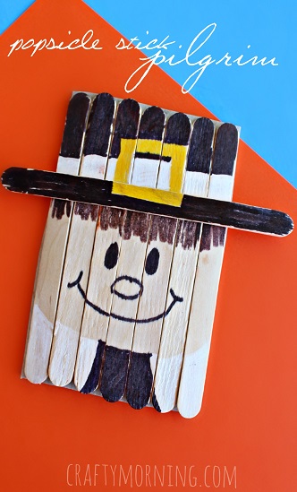 popsicle-stick-pilgrim-craft-for-kids