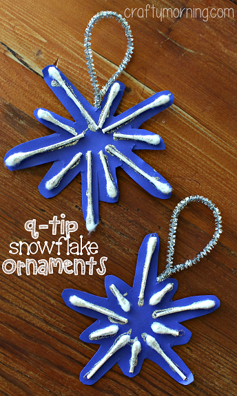 Q-tip Snowflake - The Best Ideas for Kids