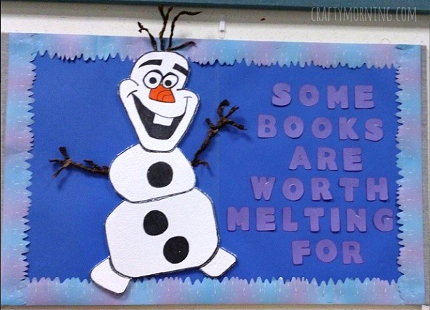 some-books-are-worth-melting-for-olaf-frozen-bulletin-board