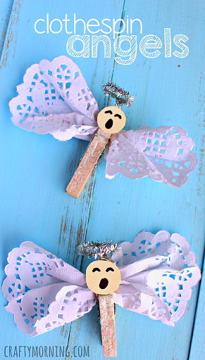 clothespin-doily-angel-crafts-for-kids-to-make