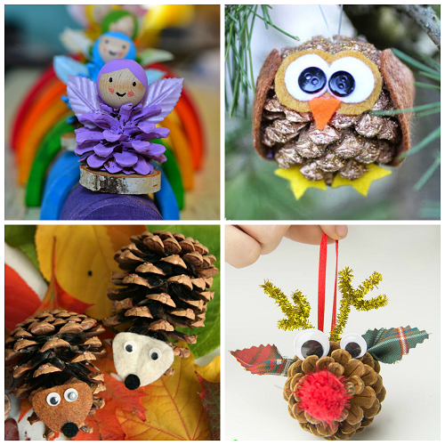 Pine Cone Crafts for Kids to Make