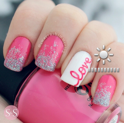 pink-love-sparkle-valentines-day-nails
