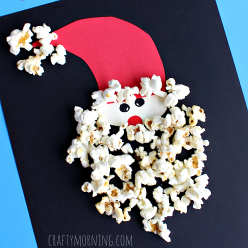 popcorn-santa-claus-christmas-craft-for-kids-