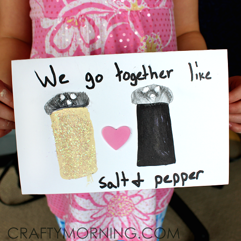Salt and Pepper Valentine's Day Card