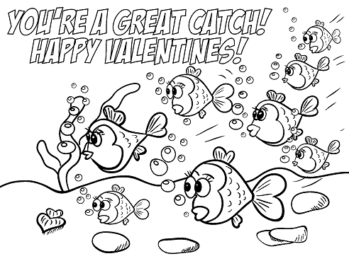 youre-a-great-catch-fish-valentine-coloring-page