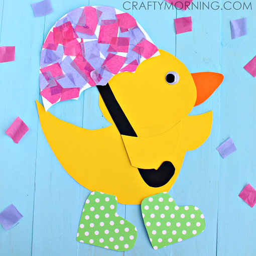 Rainy Day Duck Craft for Spring