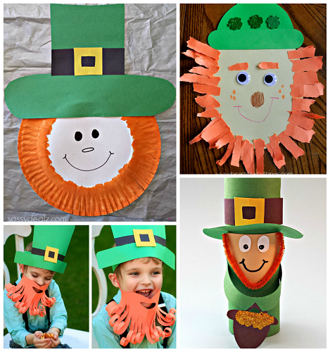 Leprechaun Crafts for Kids to Make on St. Patty's Day