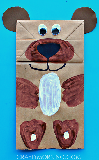 20 Fun Paper Bag Puppets for Preschoolers [With Templates]