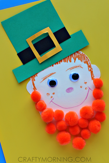 pom-pom-leprechaun-craft-for-kids-st-patricks-day-