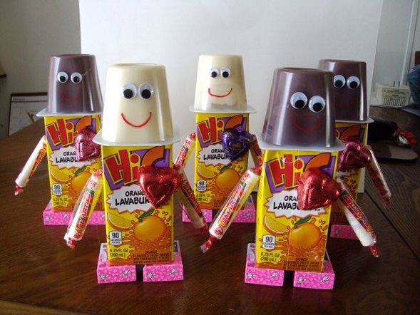 Valentine Robot Snacks for Kids