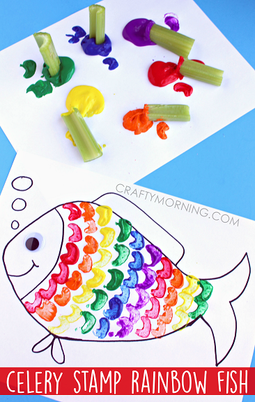 celery-stamp-rainbow-fish-craft-for-kids-to-make