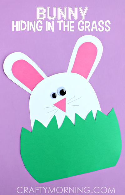 paper-bunny-hiding-in-the-grass-easter-kids-craft