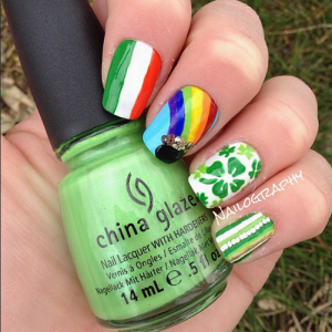 Festive St. Patrick's Day Nail Ideas - Crafty Morning