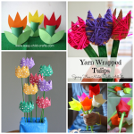 Beautiful Tulip Crafts that Kids Can Make - Crafty Morning
